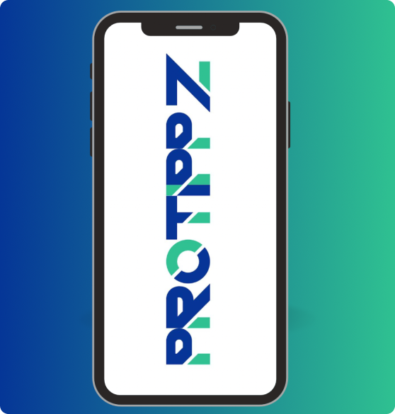 Phone displaying PROTIPPZ